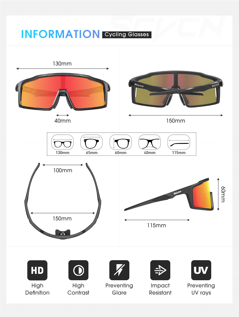 Großhandelspreis 7,50 US$ SCVCN S31 Fahrradbrille