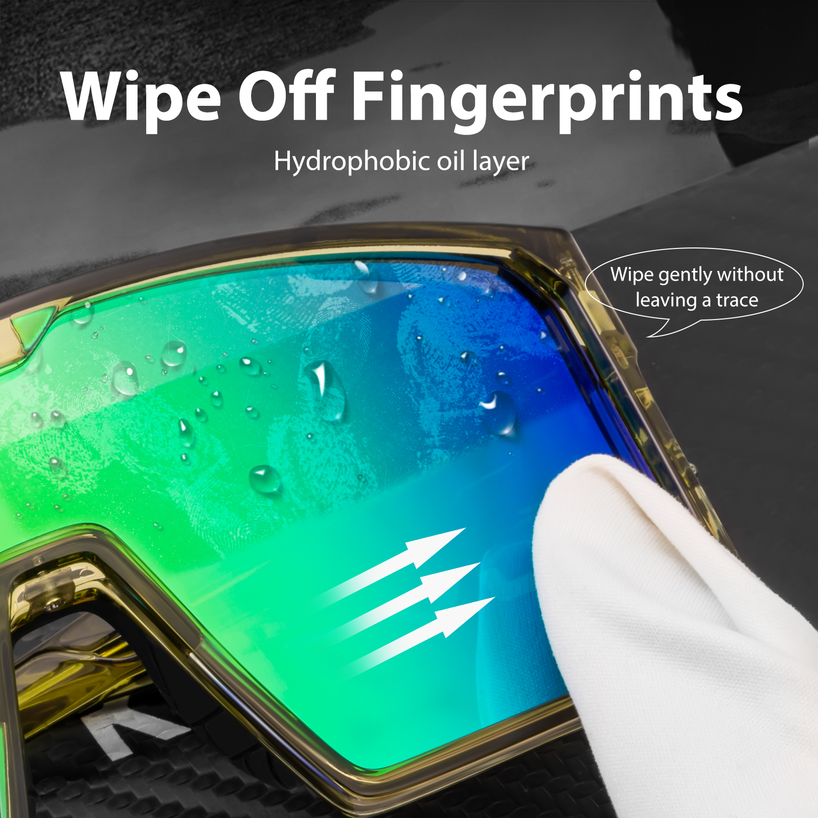 Großhandelspreis US$11,00 Kapvoe K232-Q Modische polarisierte Radsportbrille