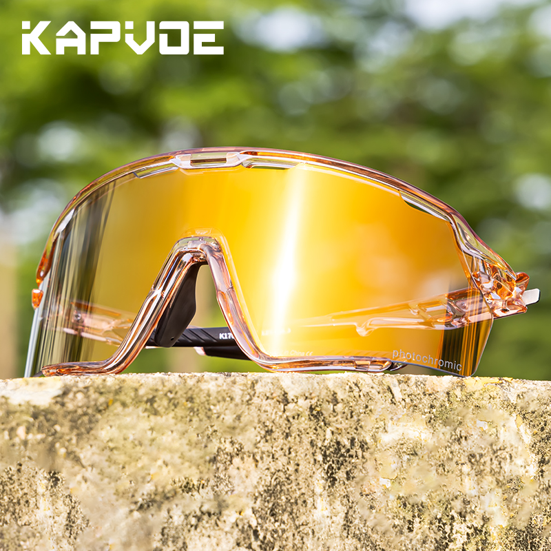 Großhandelspreis 12,20 US$ KAPVOE K170-PH Photochrome Fahrrad-Sportsonnenbrille
