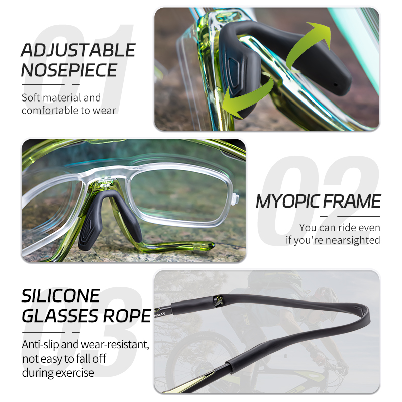Großhandelspreis 12,20 US$ KAPVOE K170-PH Photochrome Fahrrad-Sportsonnenbrille