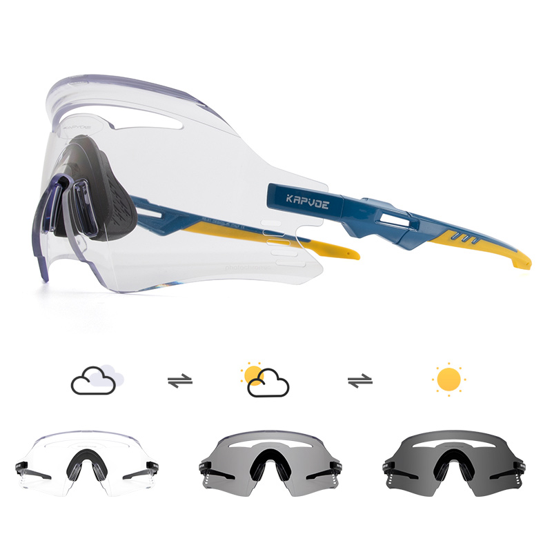 Großhandelspreis 12,50 US$ KAPVOE K1-PH Photochrome Fahrrad-Sportsonnenbrille