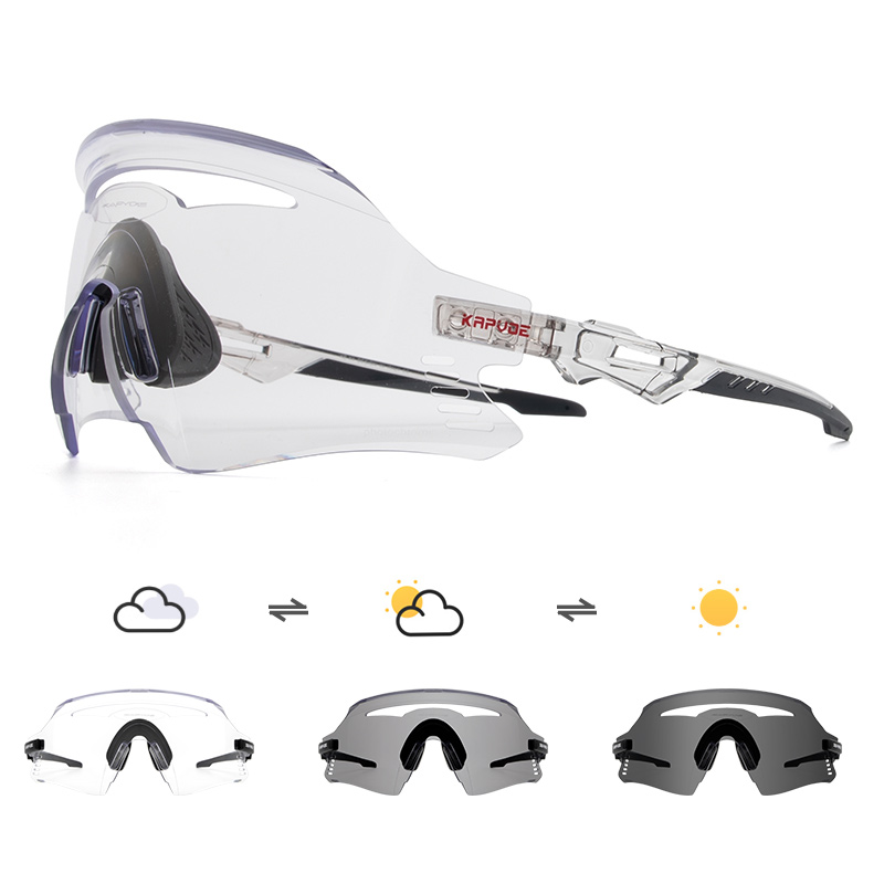 Großhandelspreis 12,50 US$ KAPVOE K1-PH Photochrome Fahrrad-Sportsonnenbrille