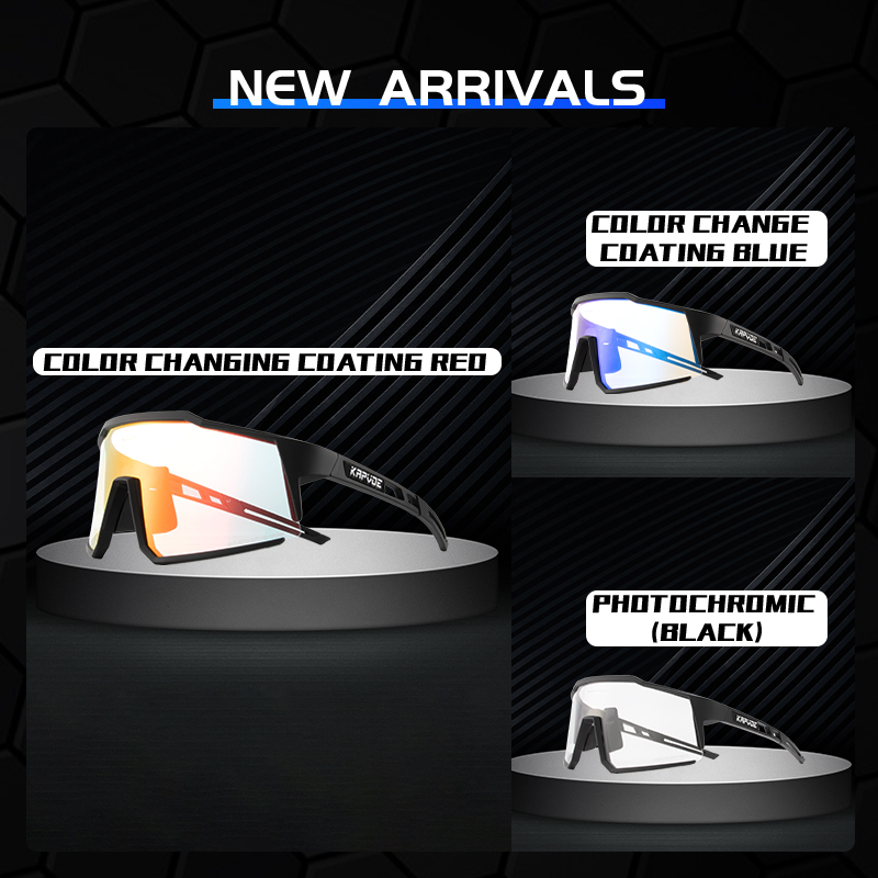 Großhandelspreis US$12,90 KAPVOE K9022 Modische photochromatische Sportsonnenbrille
