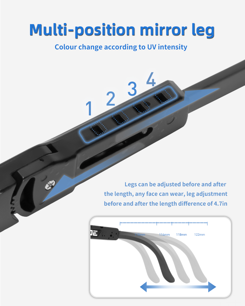 Großhandelspreis US$13.00 Kapvoe K100-PH-REVO Photochromatische Fahrradbrillen
