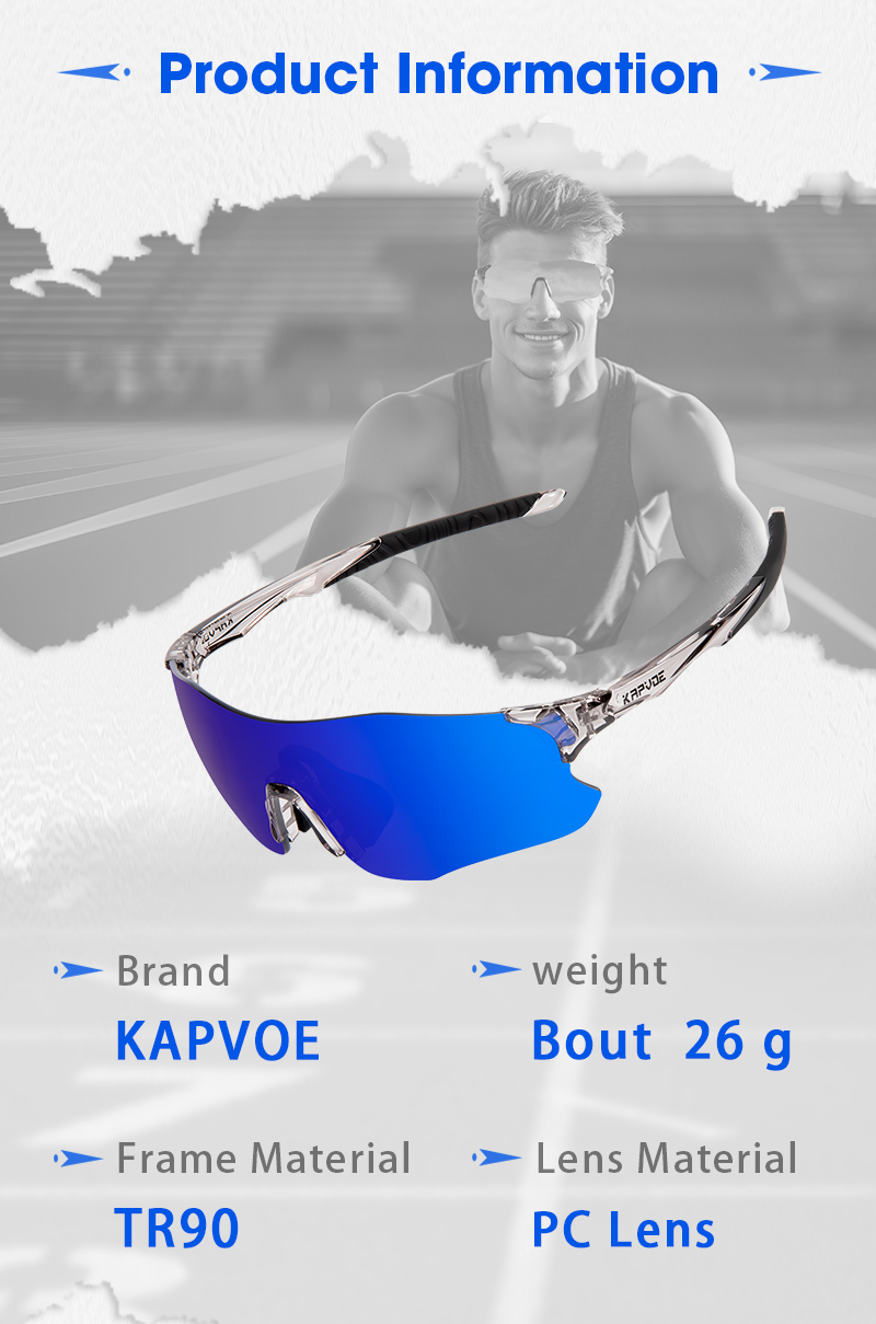 Großhandelspreis US$15,00 KAPVOE K1129 Rahmenlose photochromatische Sportsonnenbrille