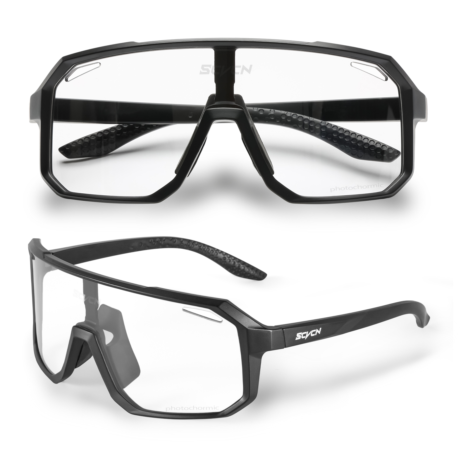 Großhandelspreis 4,50 US$ SCVCN S62 Photochrome Fahrrad-Sportsonnenbrille