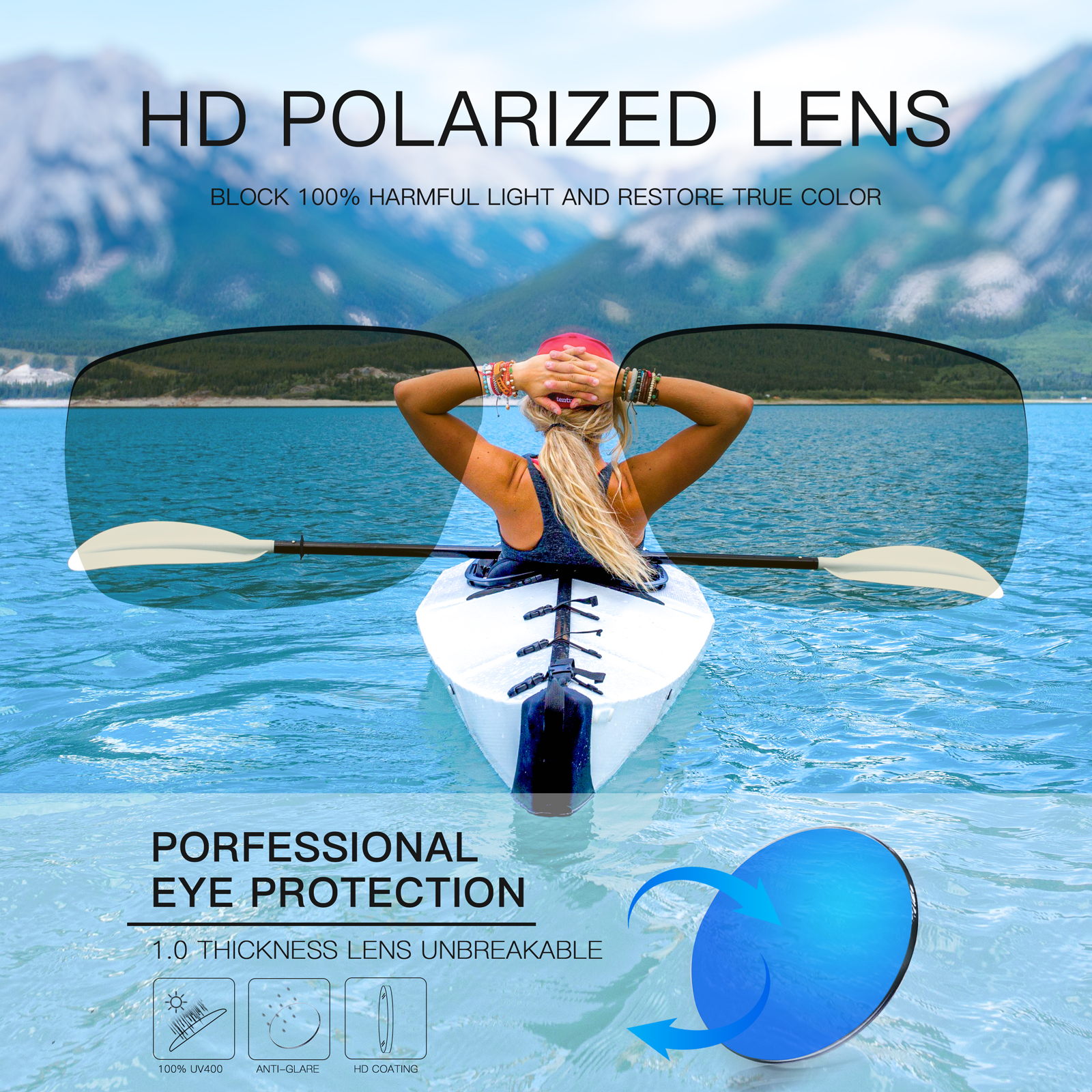 Großhandelspreis US$5,80 KAPVOE K2403 Polarisierte Sportsonnenbrille