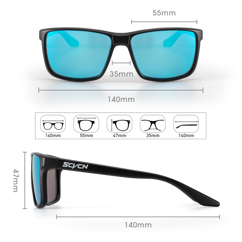 Großhandelspreis US$7,50 SCVCN S3-QTC Polarisierte Sonnenbrille