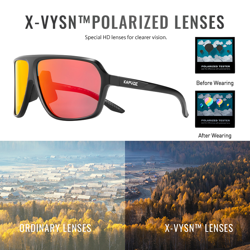 Großhandelspreis US$8.00 Kapvoe K64-QTC Polarisierte Sportbrillen