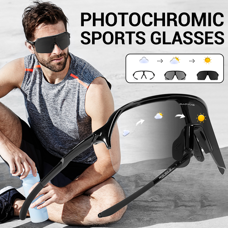 Großhandelspreis US$9,50 KAPVOE K9412A-PH Photochromatische Radsportbrille