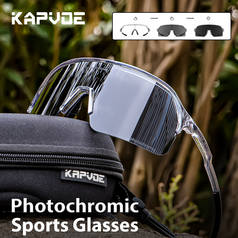 Großhandelspreis US$9,50 KAPVOE K9412A-PH Photochromatische Radsportbrille